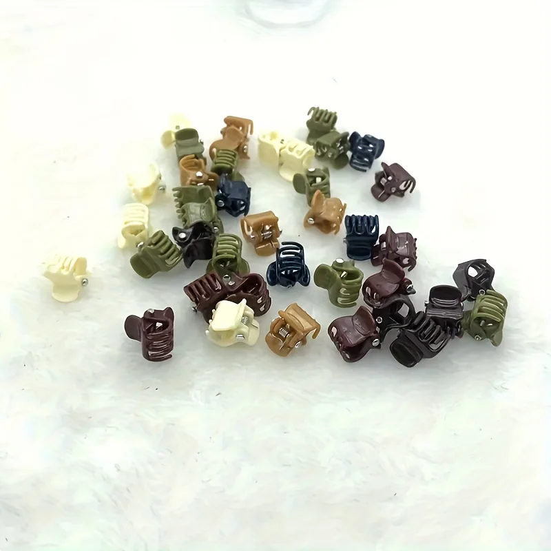 50/100 Stück Mini-Seitenklammer-Set | Perfekt als alltäglicher Haarschmuck für süße Mädchen mit geflochtenen Frisuren oder Pferdeschwänzen. – Detail 3