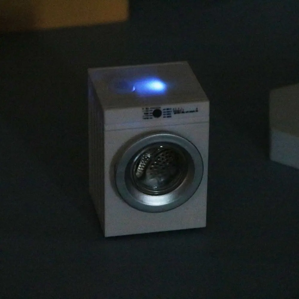 

Dollhouse Miniature Simulation Drum Washing Machine Simulation 1:12 Furniture 1/12 Washing Machine Home Appliance Laundry