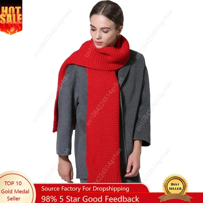 

NEOSAN Women Men Winter Thick Cable Knit Wrap Chunky Warm Scarf