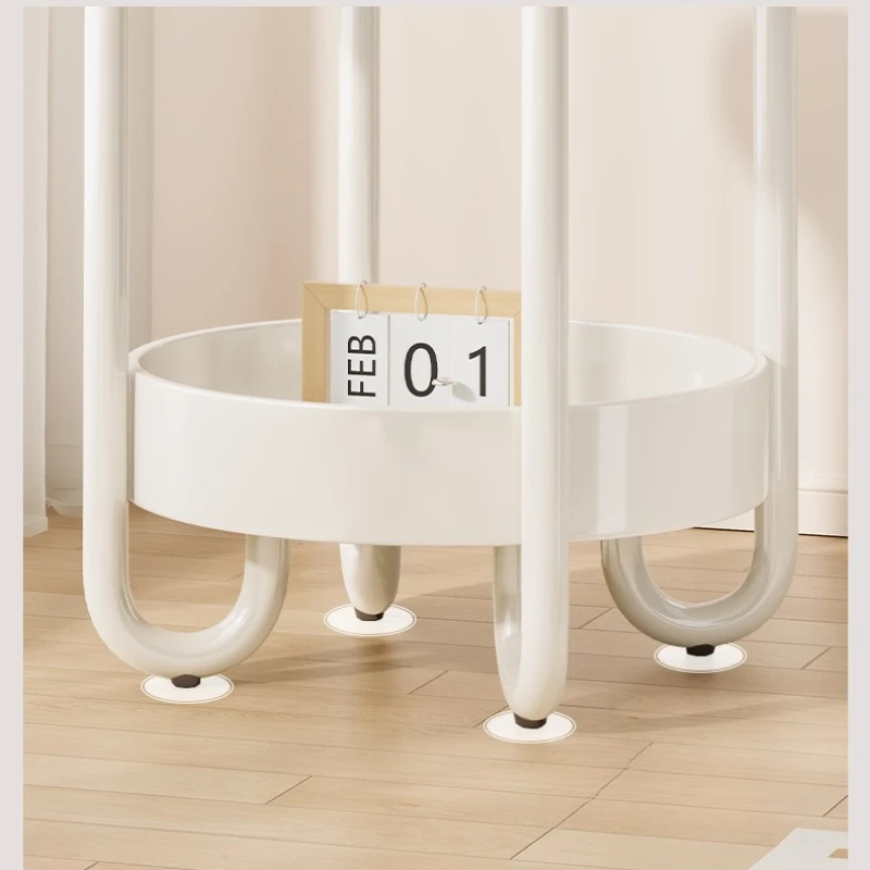 كريم طاولة جانبية صغيرة طاولة القهوة بسيطة الحديثة غرفة المعيشة أريكة طاولة صغيرة موضة شخصية شرفة اللوح الأمامي الزاوية