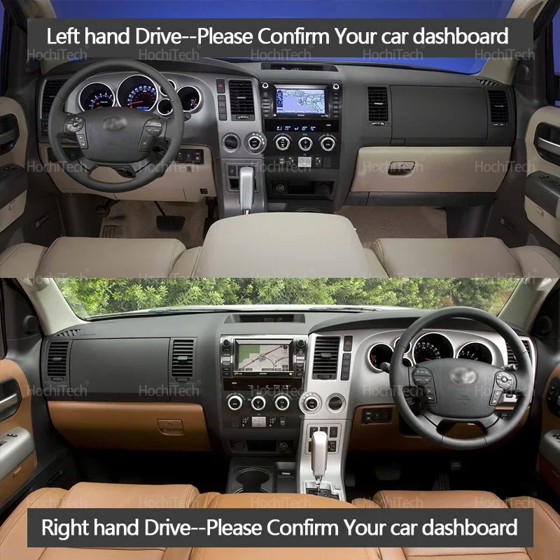 Armaturenbrett Abdeckung Bord Anti-Rutsch-Matte Schützen Pad Auto Sonnenschirm Teppich Teppich Für Toyota Tundra 2007-2013 Toyota Sequoia 2008-2017 – Detail 6