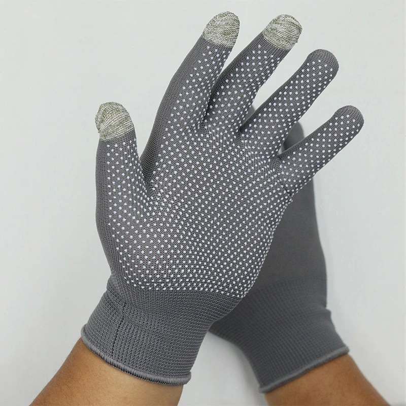 Gants d\'équitation anti-alde pour hommes et femmes, légers, fins, respirants, écran tactile, moto, cyclisme, sports, printemps isotoucentré