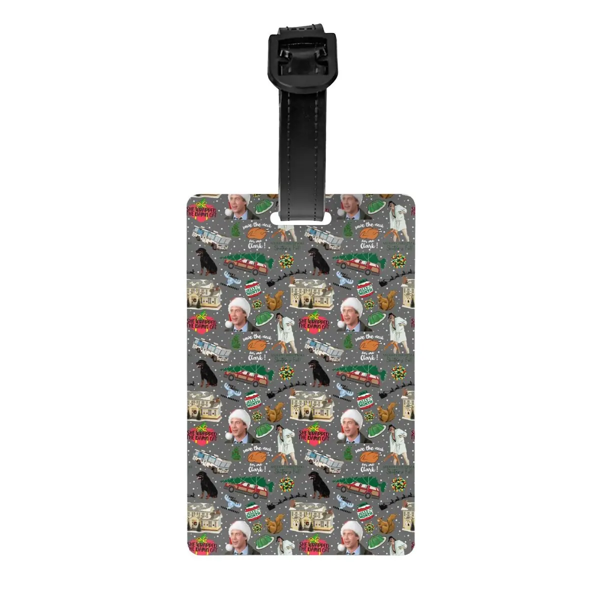 

National Lampoons Christmas Vacation Luggage Tags for Travel Suitcase Privacy Cover ID Label