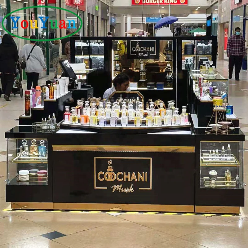 Youyuan-vitrina de exhibición de cosméticos, vitrina de vidrio para perfume, quiosco para venta de perfumes, centros comerciales