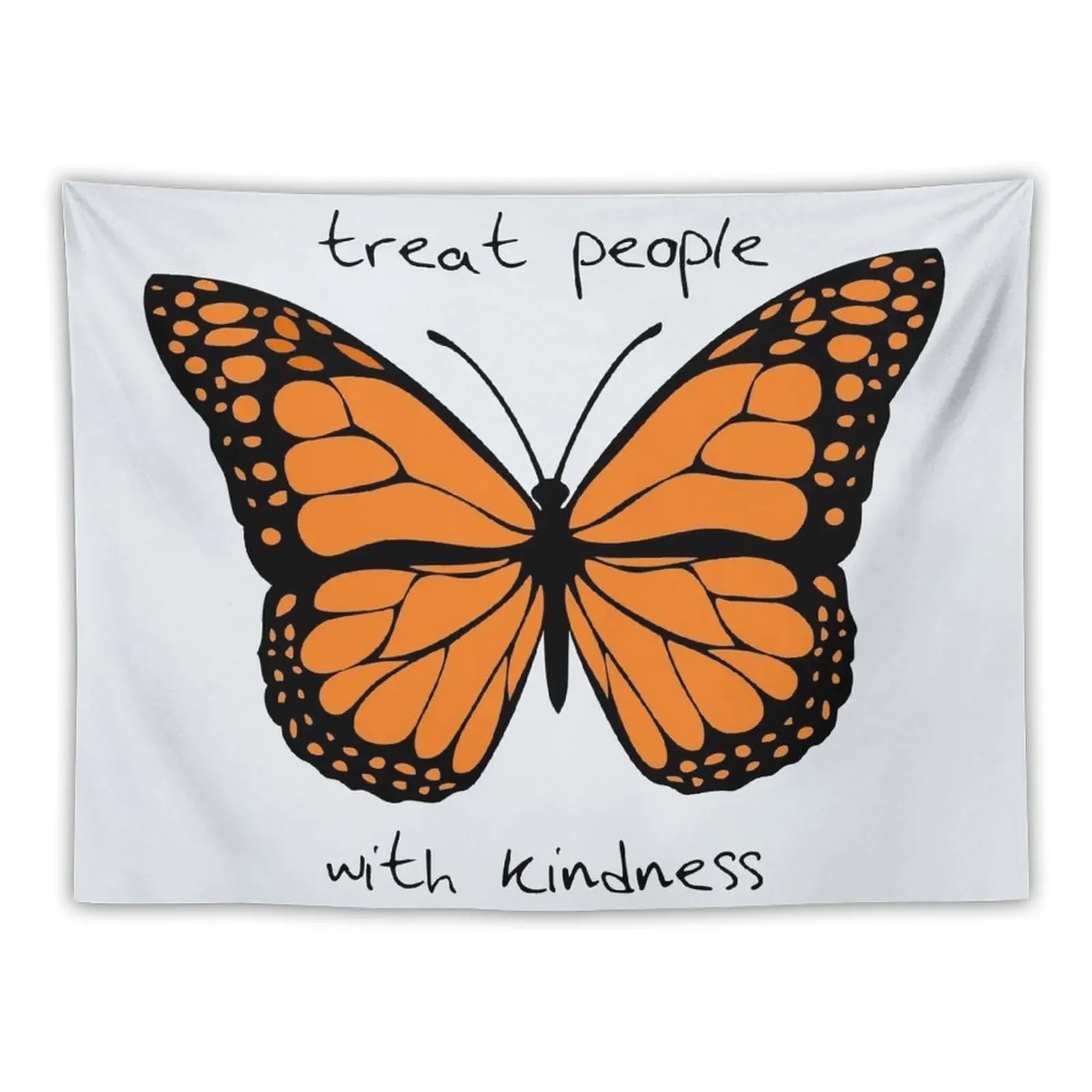 

treat people with kindness butterfly Tapestry Aesthetic Decoration Wall Decoration Tapestry