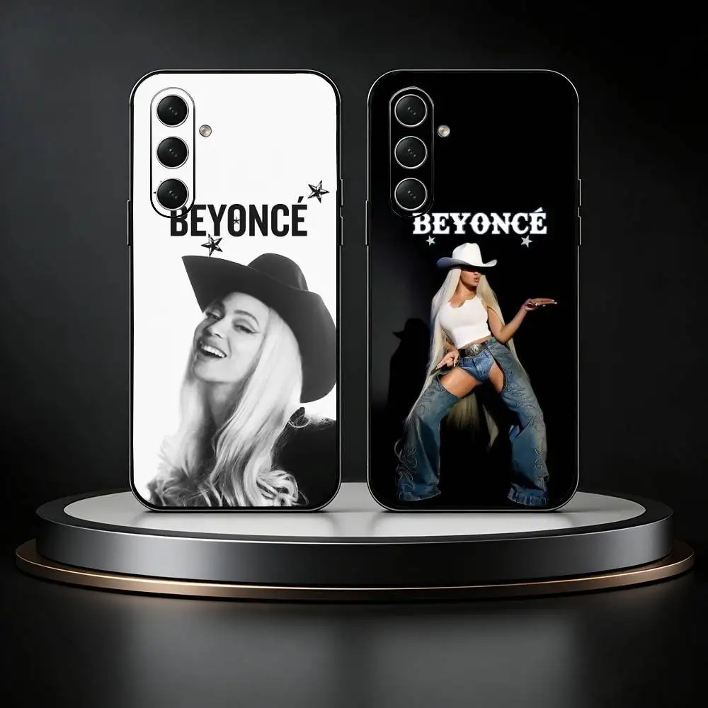 Fashion B-Beyonce Phone Case For Samsung Galaxy A73,A21s,A22,A31,A52,A53,A71,A41Soft Black Shell
