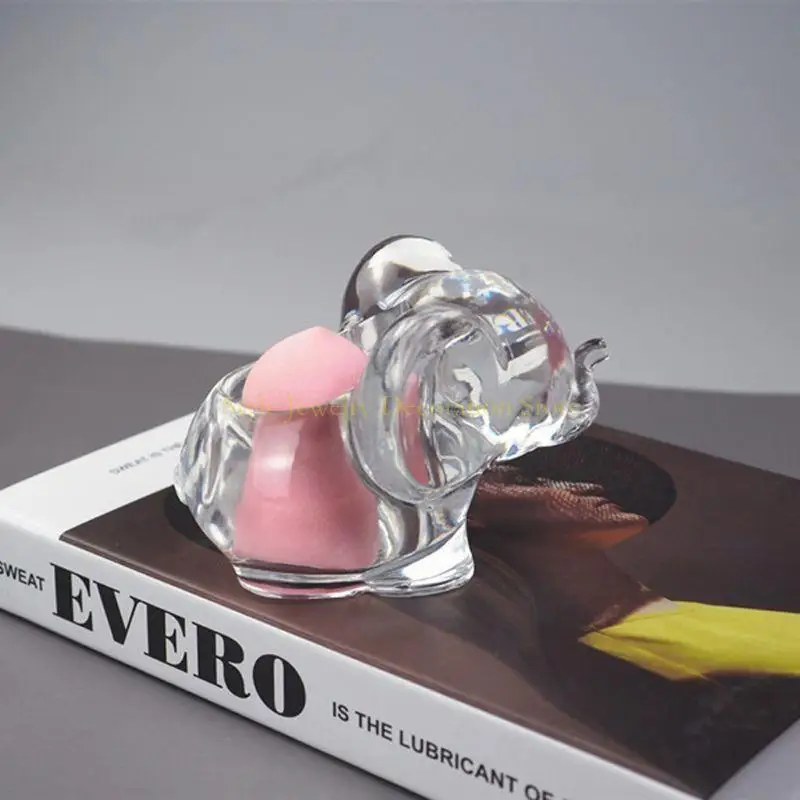 D46E Makup Makup Making Młąca Forma Forma Słon Wyświetlacz Taca Forms Forma Słoni Kształt Magazyn Pudełka