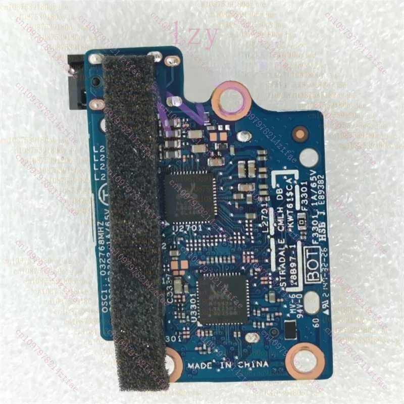 Original KWT61 0KWT61 FOR DELL XPS 17 9710 Precision 5760 Audio SD Smart Card Reader IO Board 100% TESED OK