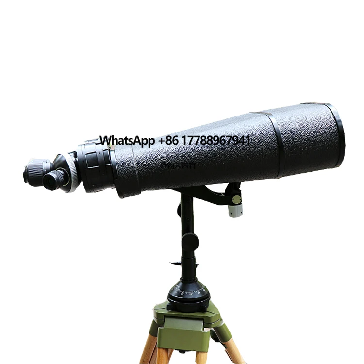 

Outpost Binoculars W25-40*100 Binoculars Factory Direct Sale Wooden Stand with Leather Tripod Mirror Telescope