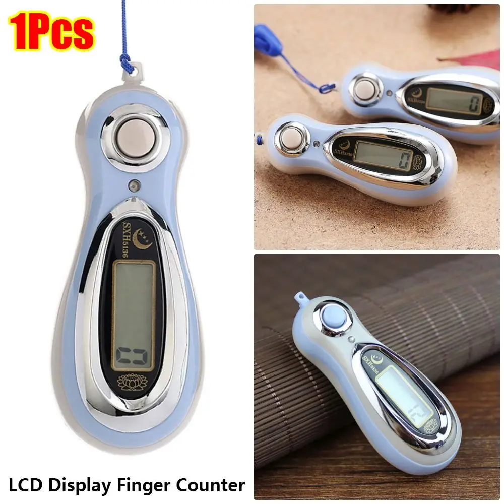 1Pcs LCD Display LCD Display Finger Counter Plastic 5 Digit Display Digital Click Counter AAA Battery Powered Lightweight