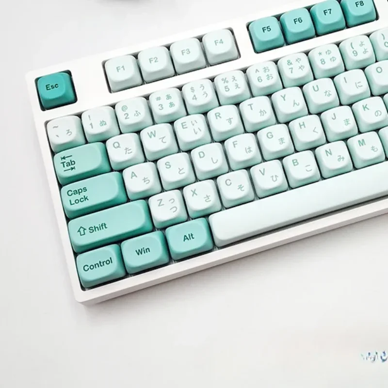 

Keycap MOA height 125 small full set of PBT material 3 color matching mechanical keyboard hot sublimation