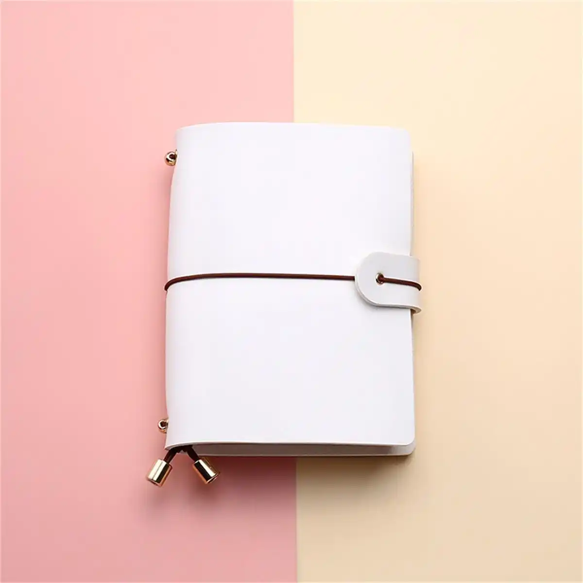 Macaron Farbe A7 Ringo rdner Pu Clip-On Notebook Leder Lose blatt Notebook Cover Notebooks Journal Kawaii Briefpapier