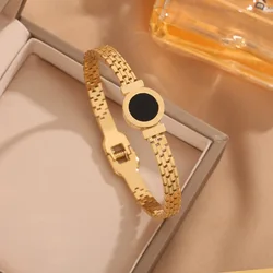 Roman Bracelets Stainless Steel Bracelet Women Vking Fashion Jewellery