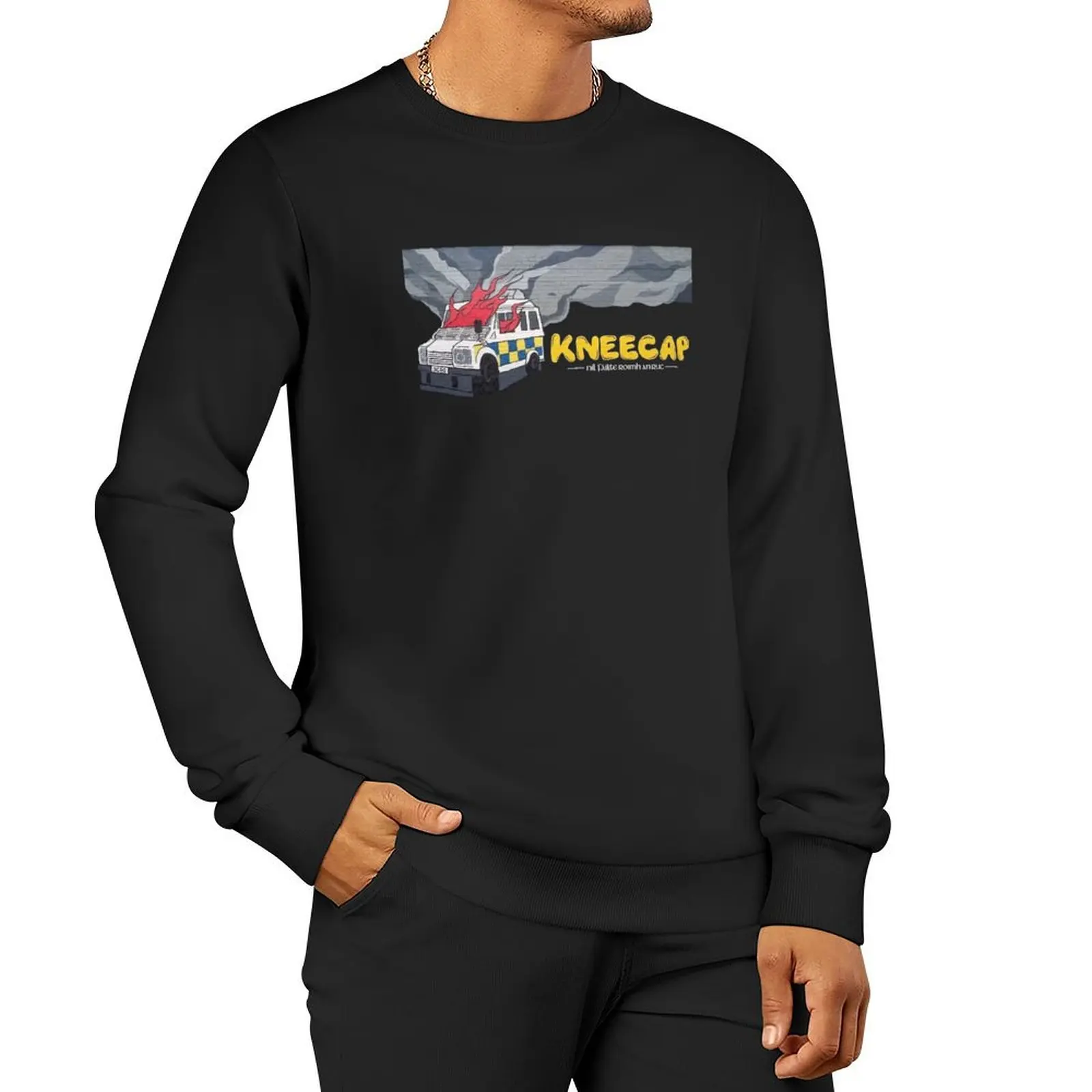 

Kneecap Mural - Belfast 2022 Pullover Hoodie anime clothes men's sweat-shirt sports sweatshirt man