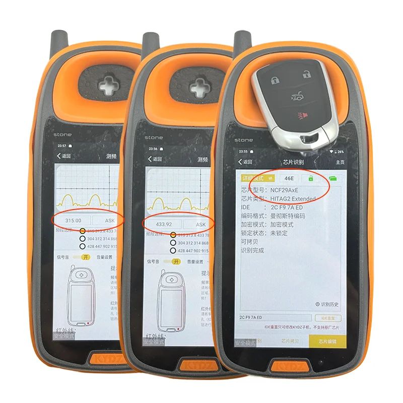 HYQ2AB 315MHz HYQ2EB 433MHz 3-6Button Proximity Remote Key ID46 Chip For Cadillac Escalade XTS CTS ATS XT5 XT4 CT6 ESV 2015-2019
