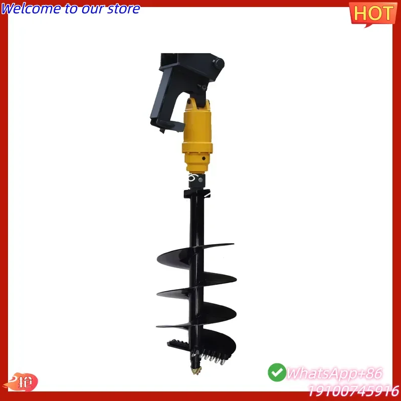 2026 HUITONG Brand Excavator Hydraulic Auger Drive Auger Rotary Drill for EC80C Excavator CAT906M Loader.