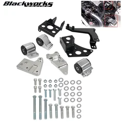 엔진 모터 마운트 브래킷 엔진 스왑 마운트 키트 K4 엔진 브래킷 1996-2000 Honda Civic K20 K24 EK 섀시 K-시리즈에 적합