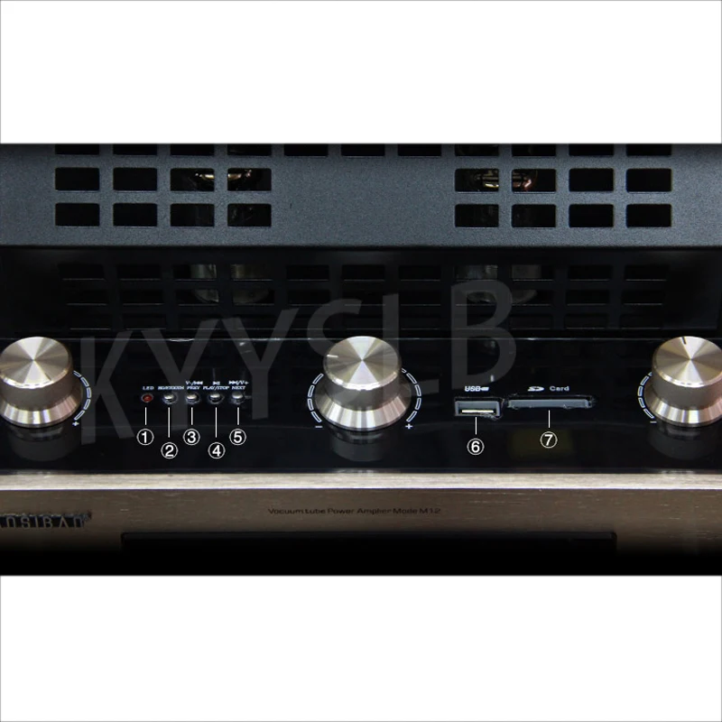 Imagem -04 - Kyyslb 15160w 48ohms Fever Hifi Amplificador Tubo Amplificador de Alta Potência Doméstica Bluetooth Usb Home Amplificador Tubo de Áudio