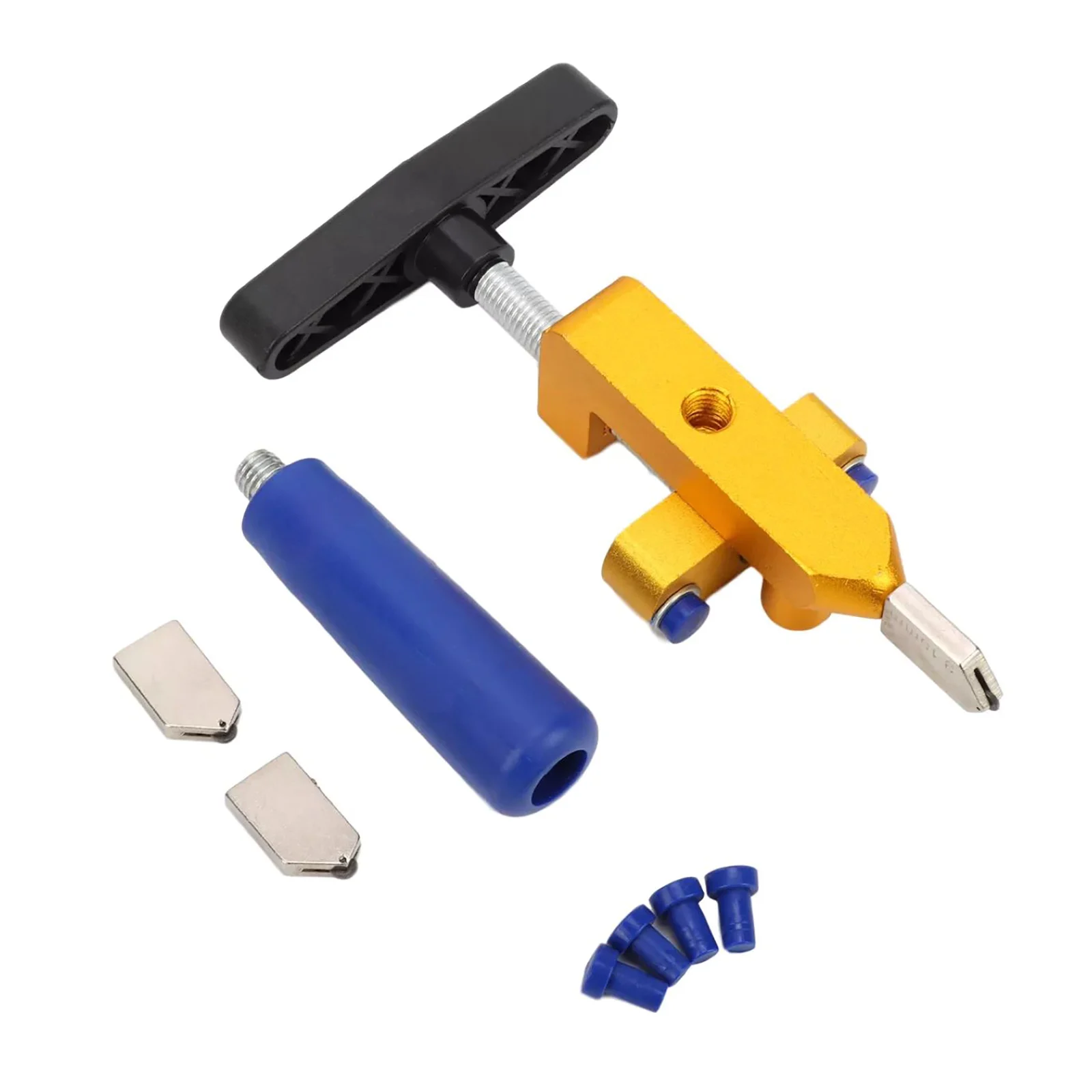 2 in 1 Glass Cutter Set Manual Tile Diamond Cutter Slicer Roller High-Strength Ceramic Cutting Tile Opener Construction Tools