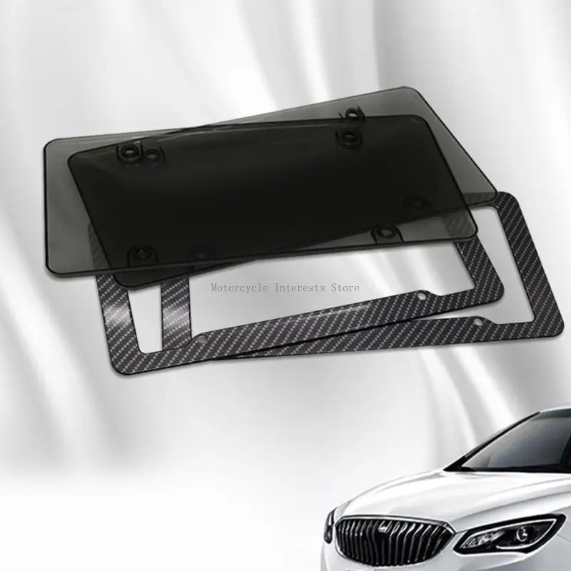 

Car Front & Rear Plate Mounting Heavy Duty Car Tag Holder Cover Rattle-Proof