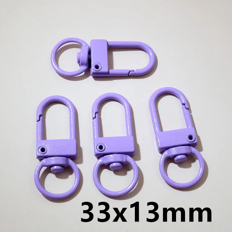 10 cái Móc khóa móc khóa 26x10/33x13mm Móc khóa móc khóa móc khóa móng vuốt tôm hùm tự làm đồ trang sức phụ kiện phát hiện cho Móc khóa ba lô