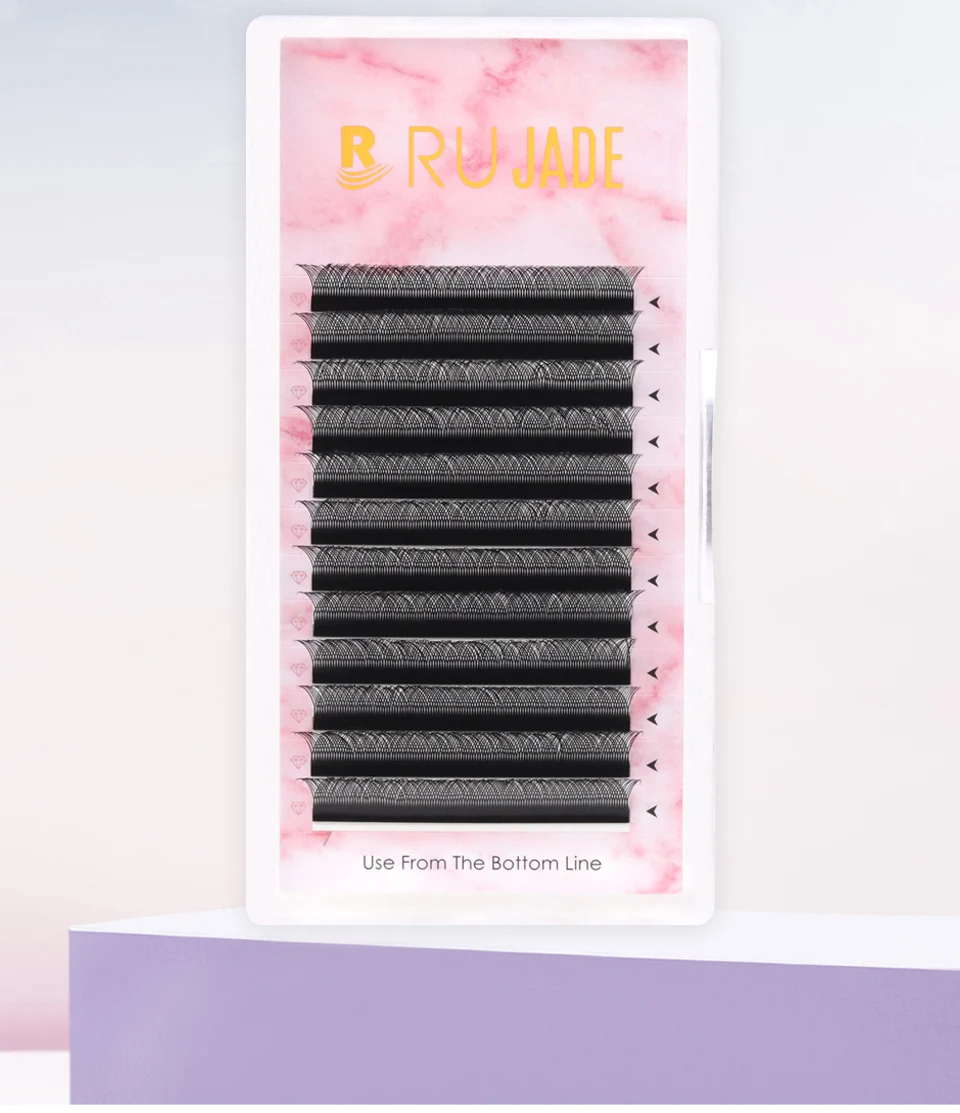 NEU Braune 3D Fairy Wimpernverlängerung, Braune 4D W-förmige Wimpern, Vorgefertigte Fächerwimpern, 5D Kleeblatt-Wimpern, Handgewebte 3D Spike Kleeblatt-Wimpern – Detail 4