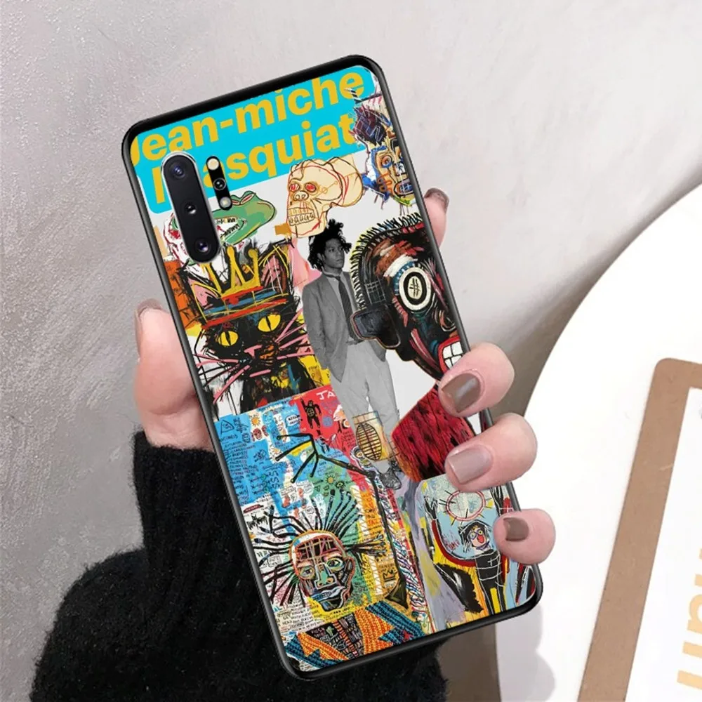 Artist J-Jean-Michel-Basquiat Phone Case For Samsung Note 8 9 10 20 Pro Plus Lite M 10 11 20 30 21 31 51 A 21 22 42 02 03