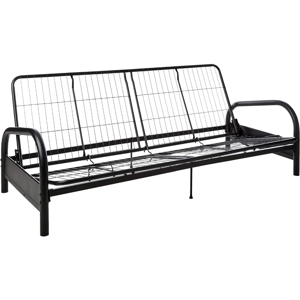 DHP Vermont Metal Futon Frame, Classic Design, Full Sized - Black