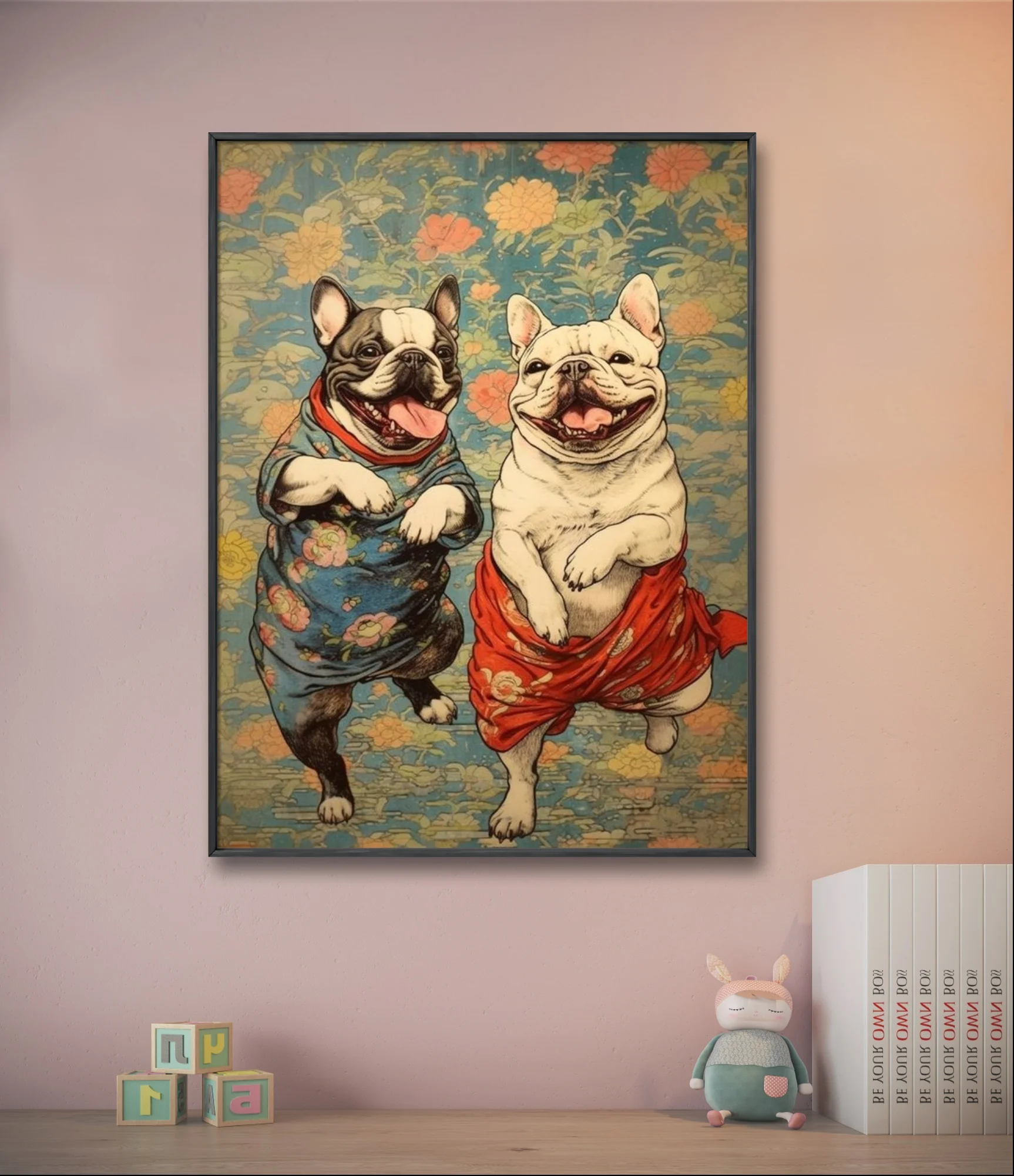 French Bulldog AB Diamond Embroidery Animal Funny Dog Handmade 5D Diamond Painting Cross Stitch Children's Gift Home Wall Decor