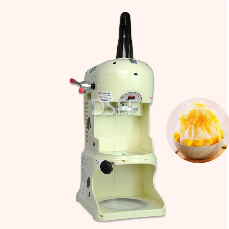 

Electric Cube Shaved Ice Granulator Commercial Full-Automatic Snow Cone Chipper