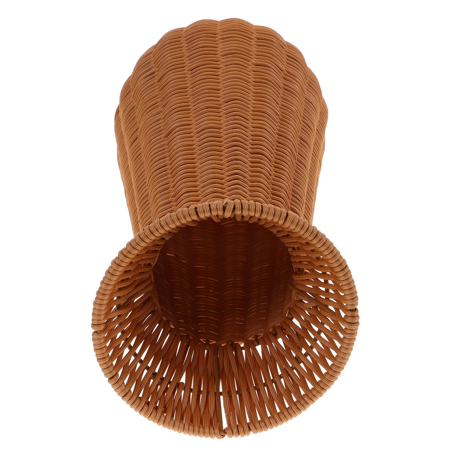 

Rattan Vase Rustic Artificial Plastic Woven Dried Flower Holder Simple Vase Decorative Bedroom Living Room