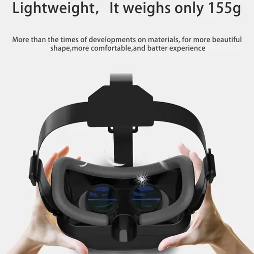 Imagen 2 del producto Xiaomi G10 3D gafas de realidad Virtual dispositivo casco lentes auriculares con controladores juego Smartphone teléfono móvil gafas VR móviles