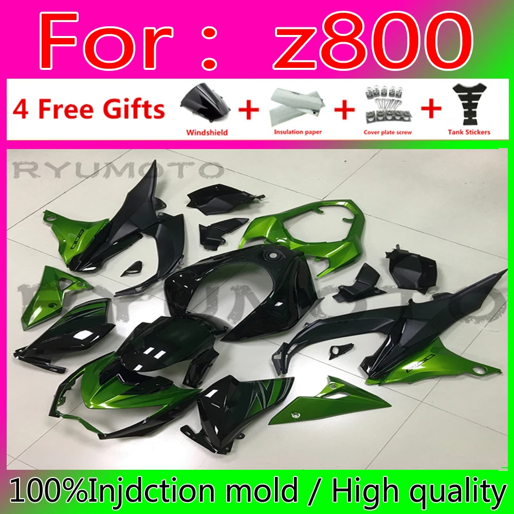 

Литьевая форма полный комплект обтекателей для Kawasaki Z800 13 16 z800 13-16 Обтекатели для кузова мотоцикла черный зеленый