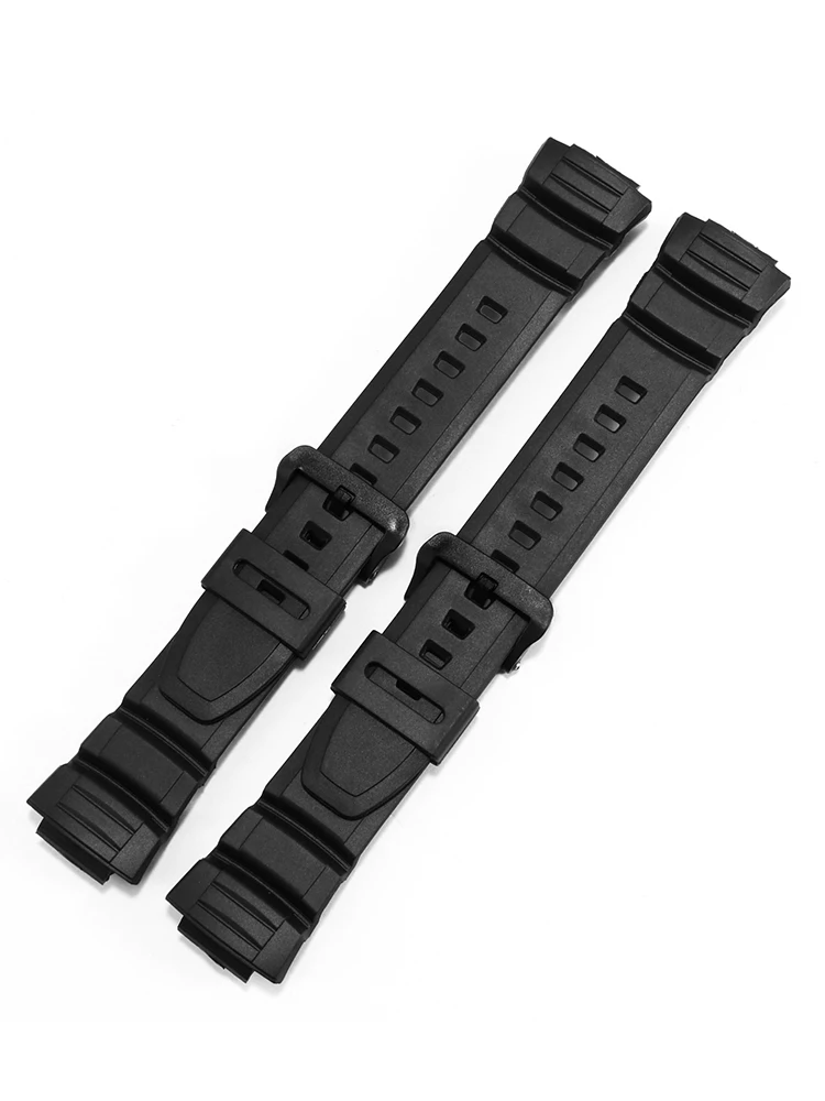 Resin Strap Band for Casio W-S220 Rubber Watch Strap MCW-100 MCW-110H HDD-S100 W-S220  AE-2000 AE-2100 Resin Silicone 16mm