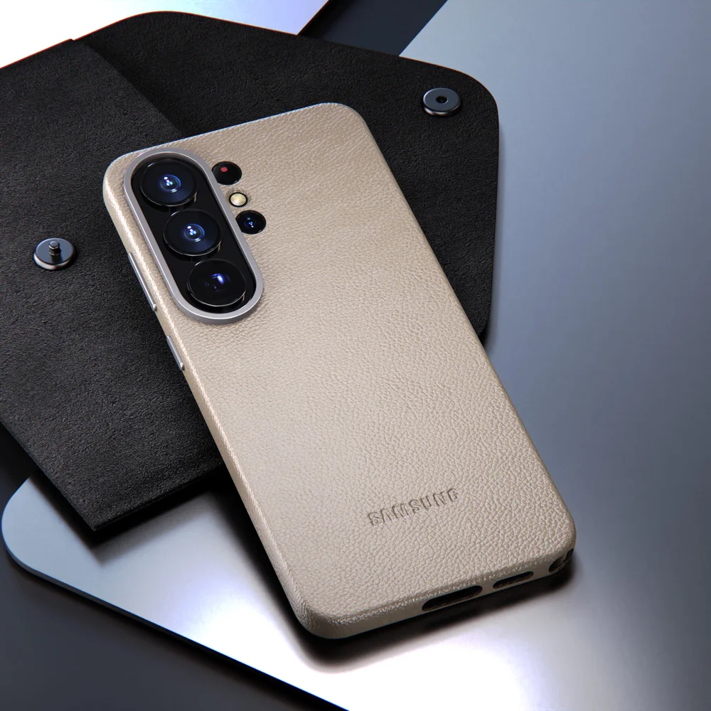 Etui ze skóry owczej z magnetycznym zamknięciem do Samsunga Galaxy S26 Ultra S26Plus, kompatybilne z uchwytem samochodowym i ładowaniem bezprzewodowym. — zdjęcie produktu 5