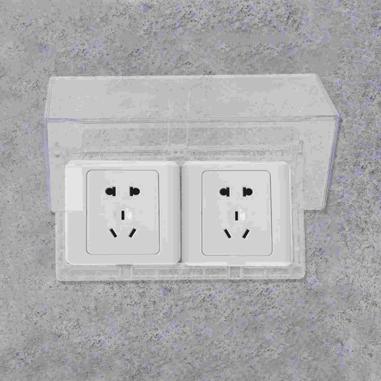 Plug Protector Outdoor Weatherproof Use Outlet Cover 2 Gang Socket Protective Panel Box Waterproof