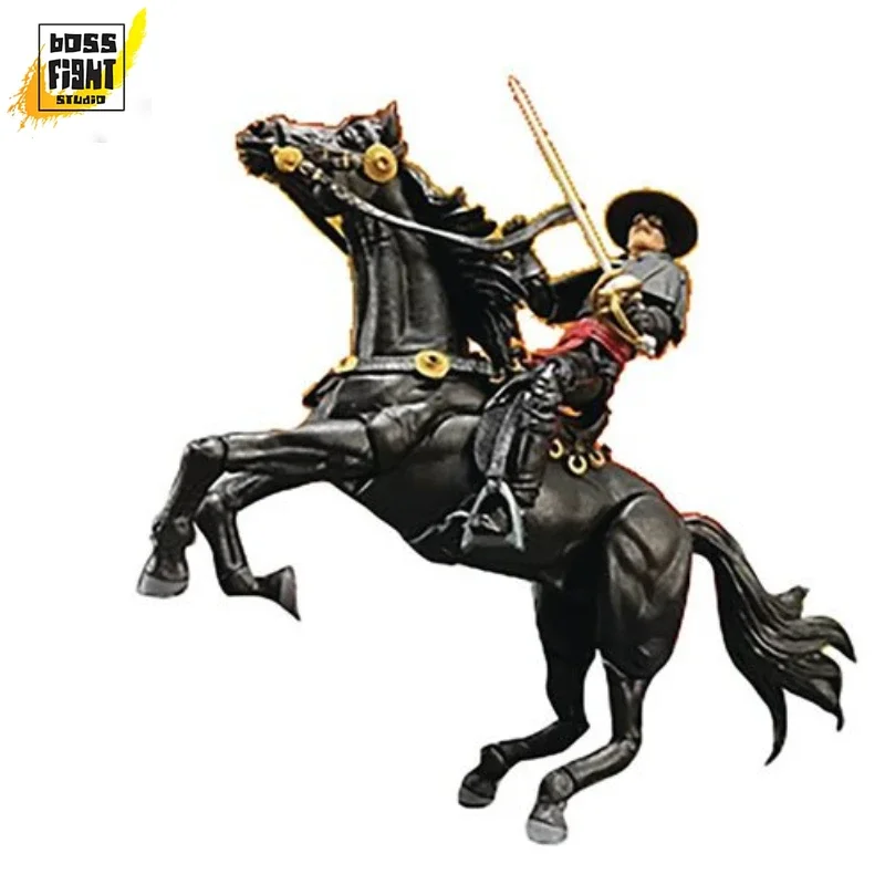 

Boss Fight Studio 1/18 BFS Action Figure Hero Zorro and Tornado Action Figures Model Collectible Toy Gift