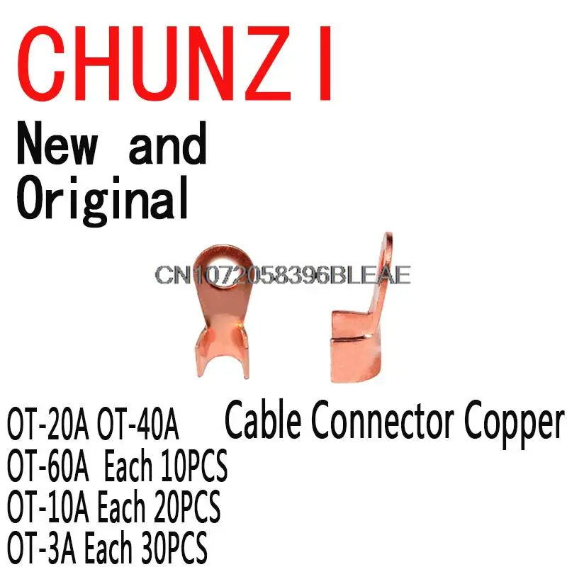 80PCS Cable Connector Copper Battery Terminal Open Lugs Wire Terminals Mayitr Wire Terminals OT-3A OT-10A OT-20A OT-40A OT-60A