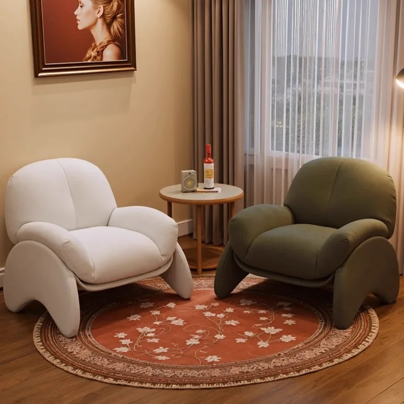 

Nordic Designer Living Room Chairs Lazy Sofa Comfortable Arm Living Room Chairs Relax Individual Sillon Lounge Suite Furniture
