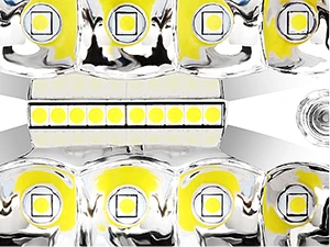 4 Inch 60W LED Pods with Horizontal Bar Clamp with Wiring Harness kit