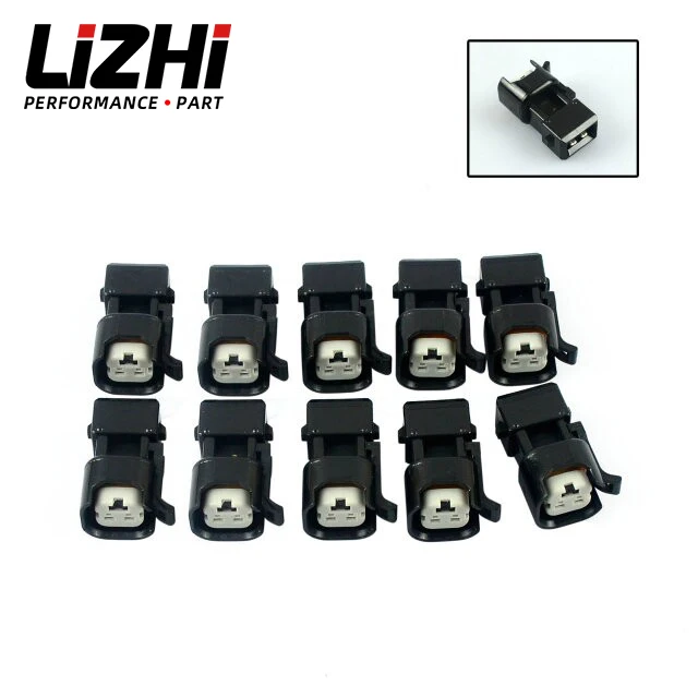 LIZHI- EV1 To EV6 USCAR Wholeness Fuel Injector Connectors Adapters Wholesales 10PCS/LOT Fuel Injector Connector for US carS