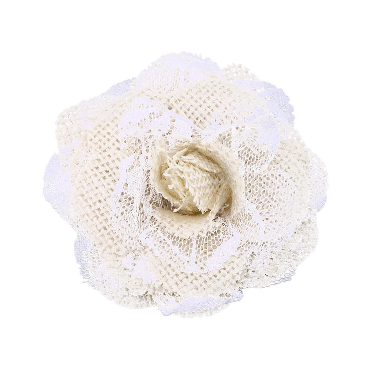 

5pcs Burlap Flower Burlap Rose Flowers Vintage H Diy Vintage H made Materials made Party Wedding Centerpieces DIY Craft Eco