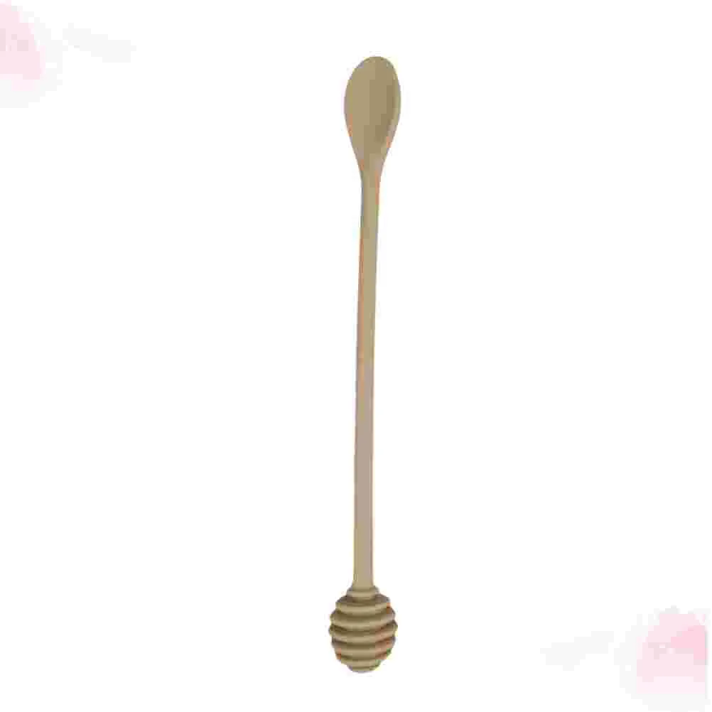 

2 Pcs Mixing Spoons Syrup Stirrer Honey Stirring Drinks Stick Silica Gel