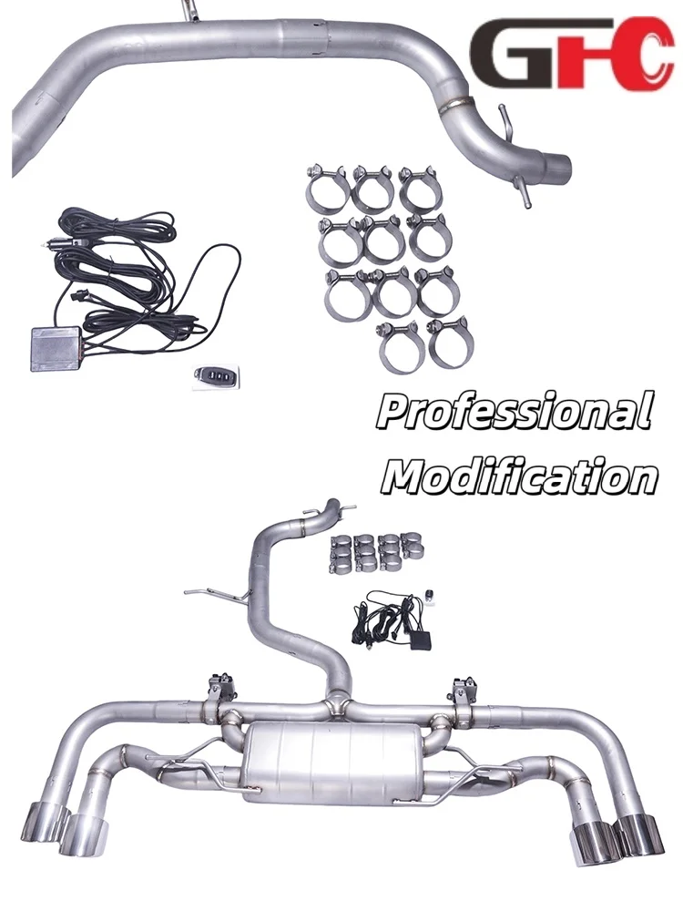 

Exhaust Pipe For 2007 Audi TT MK2 2.0T GFC Mid-to-Back 101 Angle Edge with Stainless Steel Original Color Tail Pipe