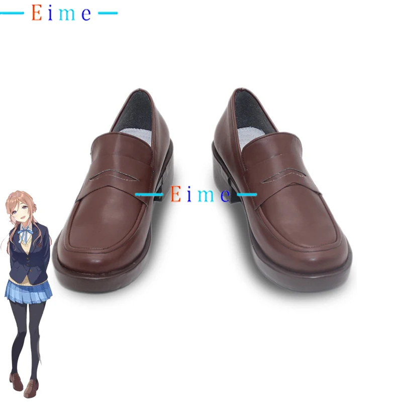 

Rinami Himesaki Cosplay Shoes Halloween Carnival Boots Anime Accessories Cosplay Prop PU Leather Shoes Custom Made