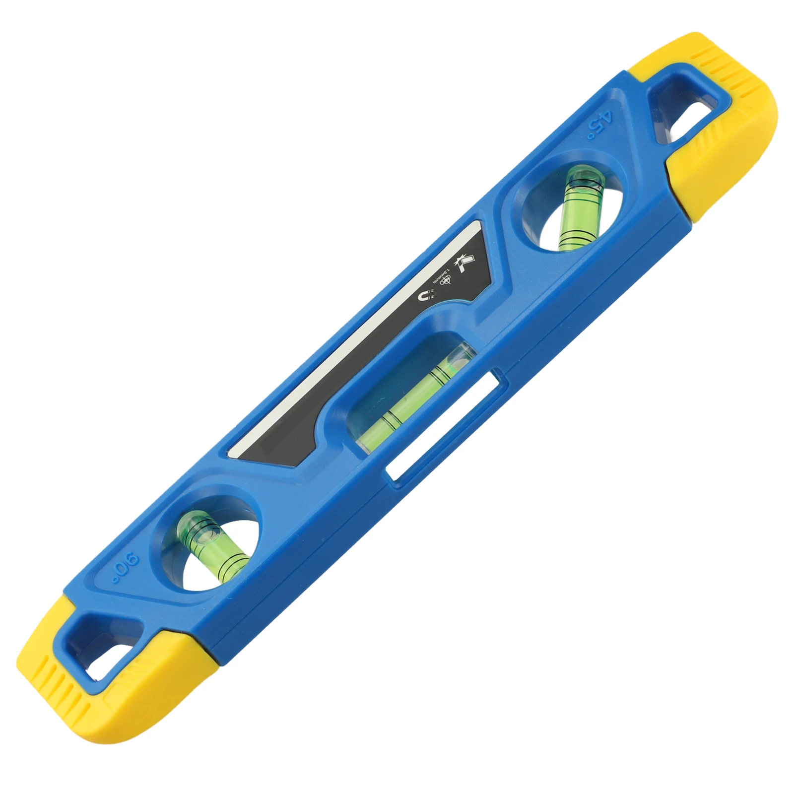 Magnetis praktis dan nyaman untuk Spirit Level 23cm dengan lubang gantung untuk solusi akses cepat dan penyimpanan