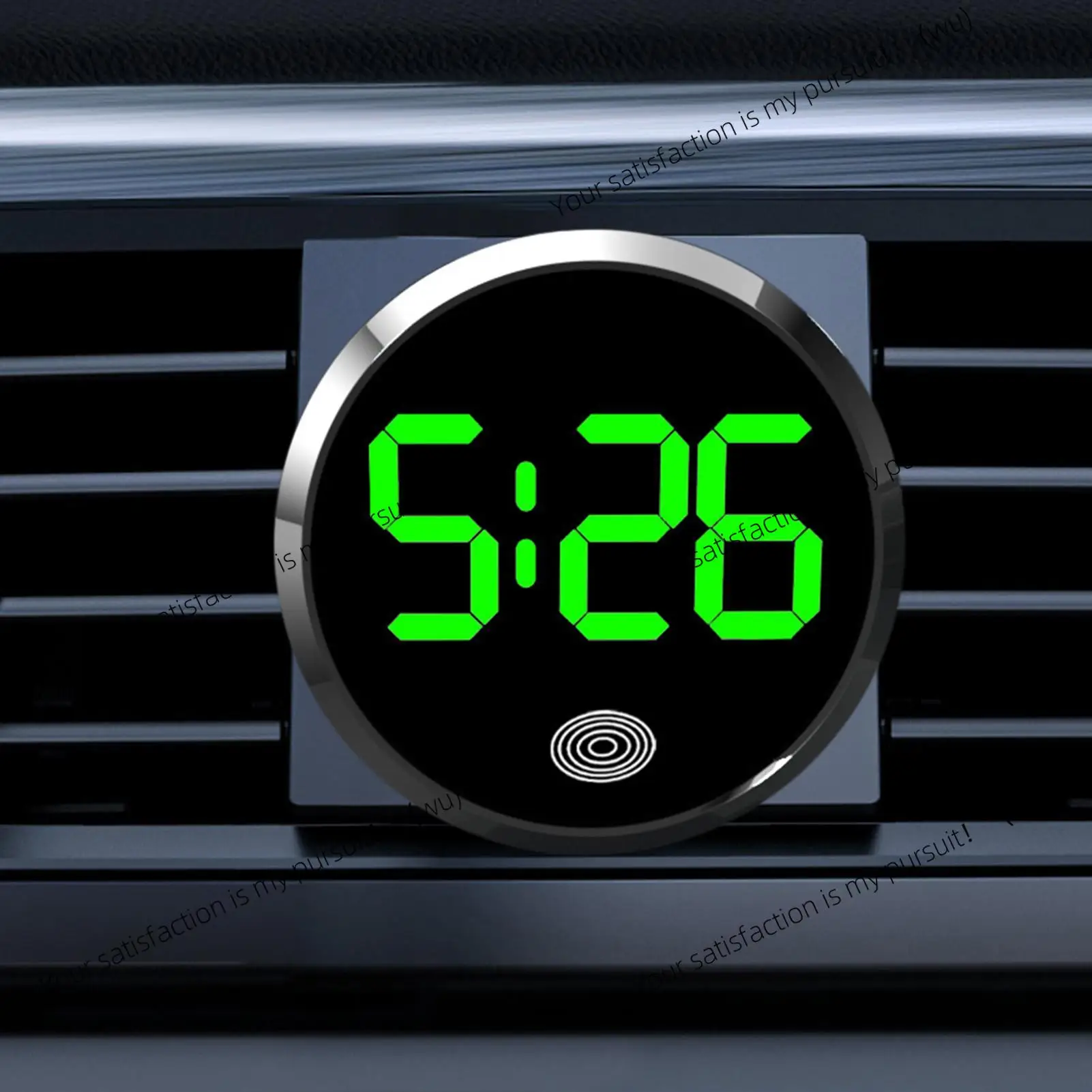 Dashboard Clock for Car Touch-Control Digital Small Clock Light Watch with LED Display for Vehicle RV Home Travel Fridge