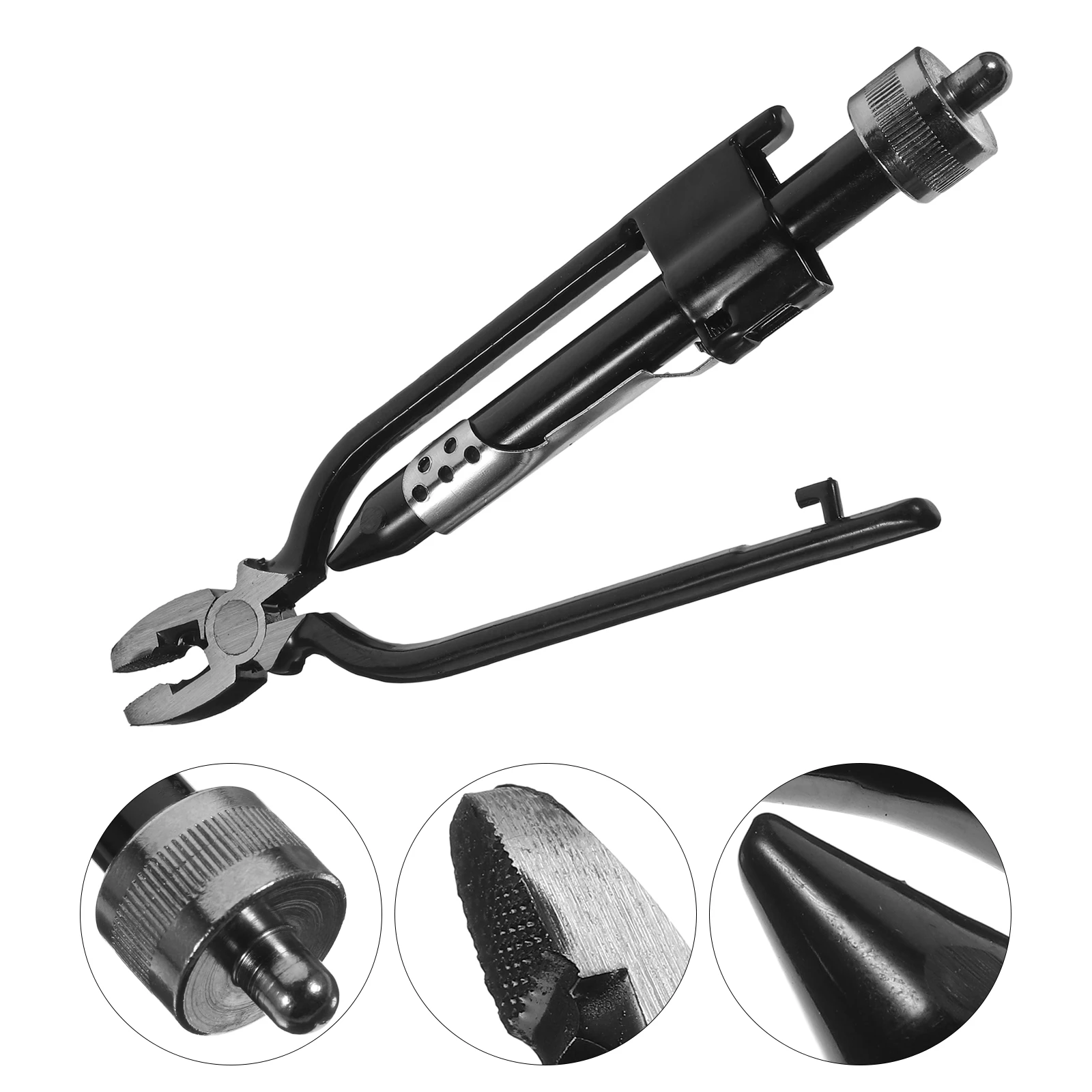 

Carbon Steel Twisting Pliers Wire Locking Tool Hinge Fuse Long H Narrow Jaw Design For Vehicles Machinery Aviation