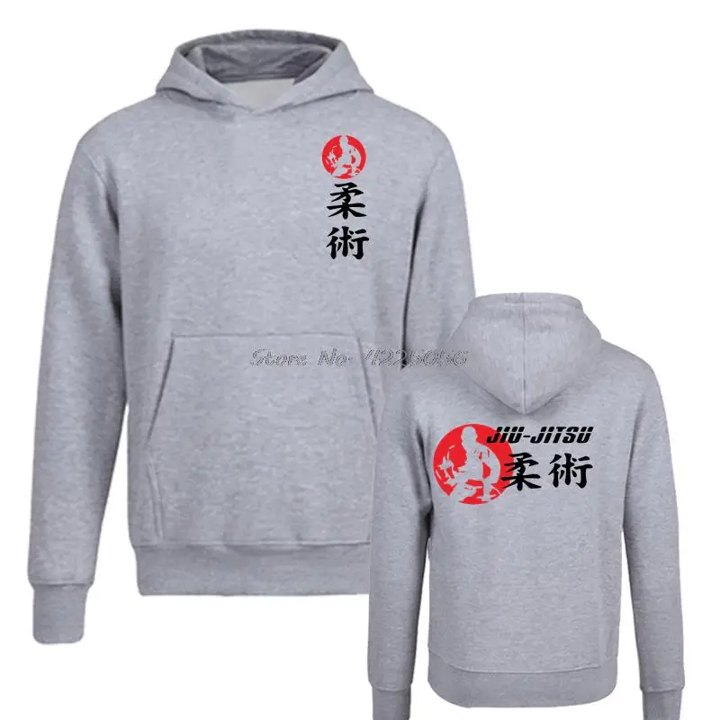 Print Brazilian Mma Judo Karate Jiu Jitsu Hoodie Men Fleece Hoodies Hooded Sweatshirt Streetwear Harajuku