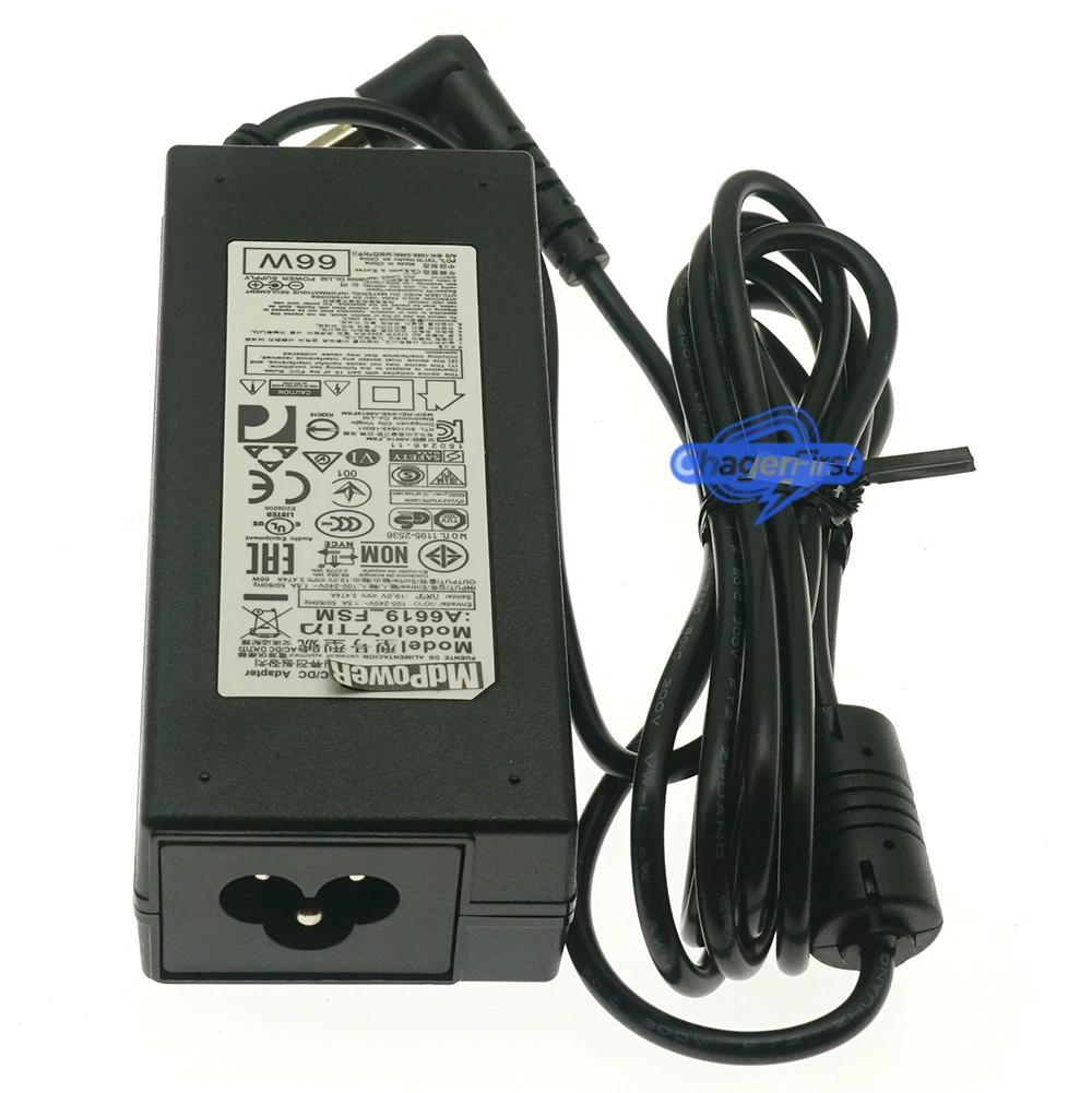 19V 3.474A 66W BN4400837A A6619_FSM For Samsung TV AC Adapter Charger UN32J4570 UN32J5205 UN32J525DA UE32N5300 UE32J4580 HW-M360